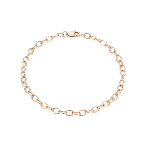 14k Gold Large Link Chain Bracelet