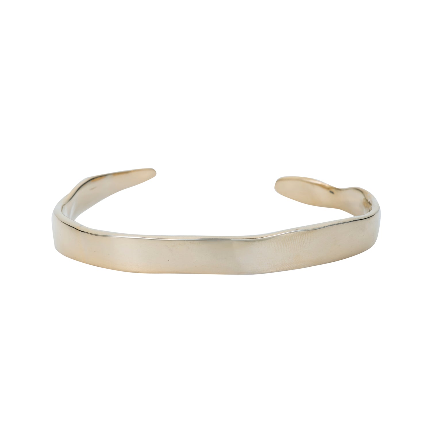 Raw Flat Cuff - 14K Gold Plated | Mara Scalise