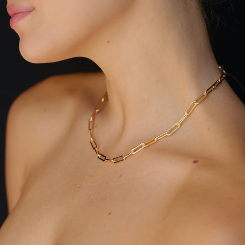 Supermodel Thin Chain Necklace